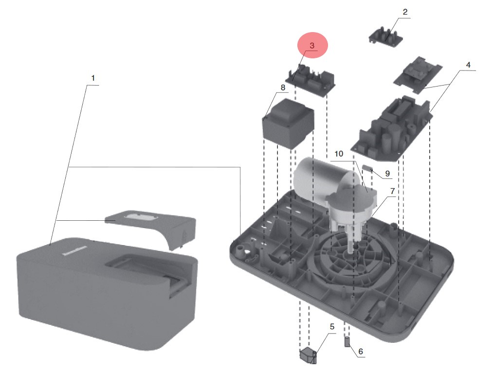 PCB_FCZPRO/V.1.0 плата предохранителей ЗИП